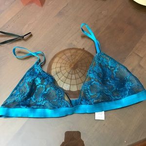 For love and lemons teal skivvies bralette